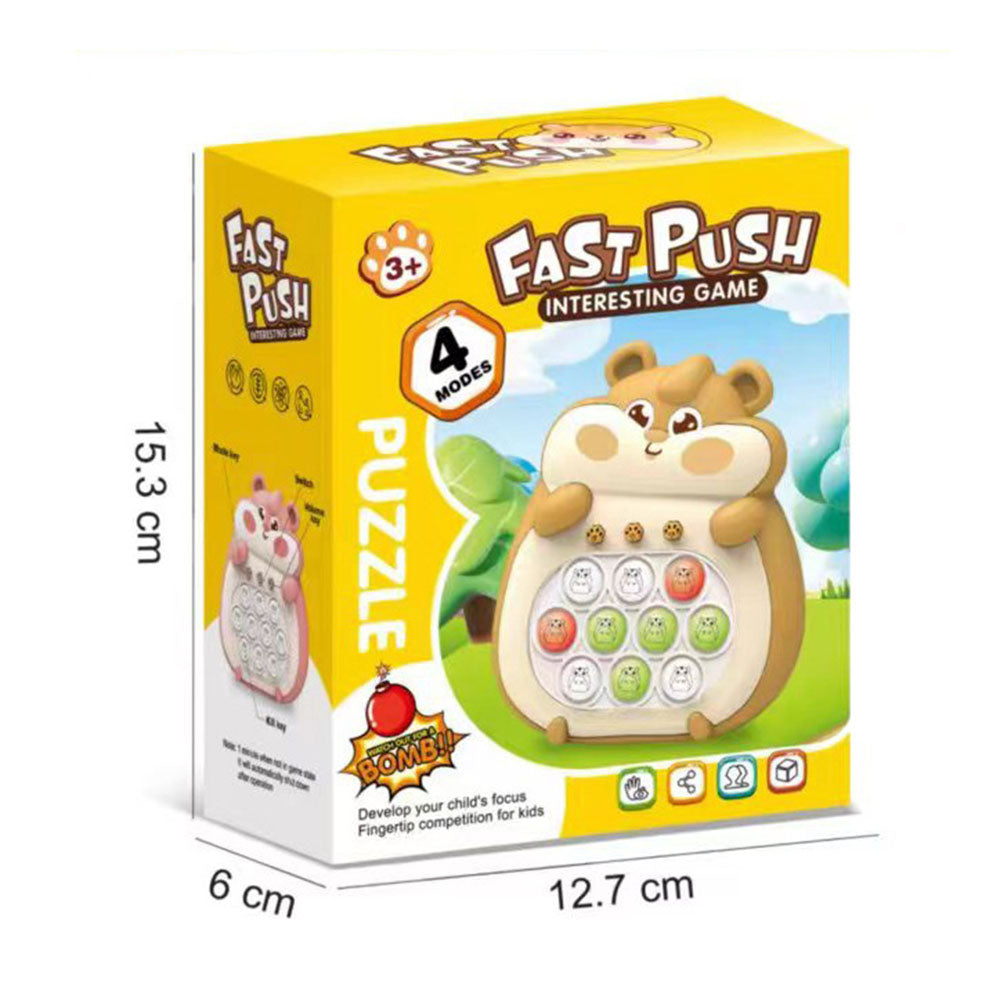 HL702 Quick Push Bubble Pop Puzzle Game Machine Sensory Fidget Toy for Kids HL702 Quick Push Bubble Pop Puzzle Game Machine Sensory Fidget Toy for Kids